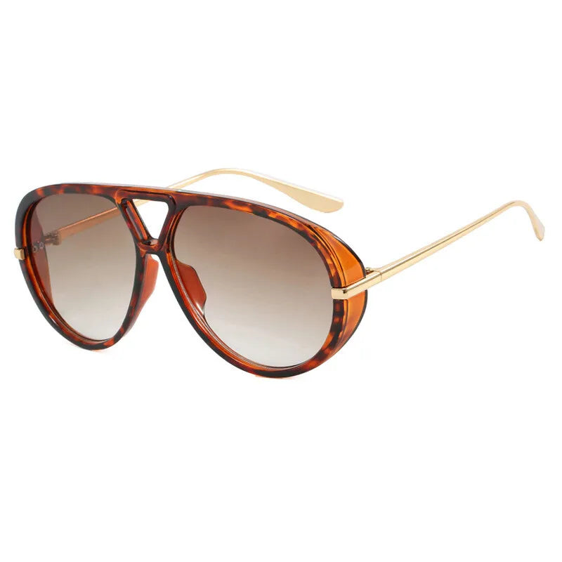 Gafas De Sol De lujo De diseñador De marca para mujer, gafas De Sol Vintage De gran tamaño para sexo, gafas De Sol De moda negras para mujer # 300864